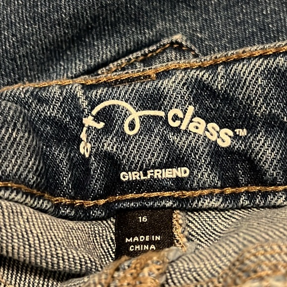 Girls Size 16 Art Class Girlfriend Jeans - Picture 4 of 8